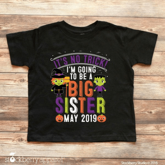 Halloween Pregnancy Announcement Shirt - Stockberry Studio