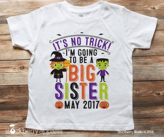 Halloween Pregnancy Announcement Shirt - Stockberry Studio