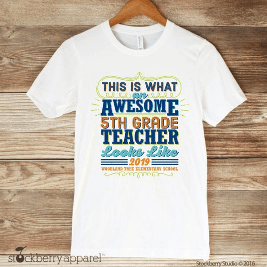 Awesome Teacher Shirt - Stockberry Studio