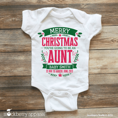 Christmas Pregnancy Announcement to Family - Stockberry Studio