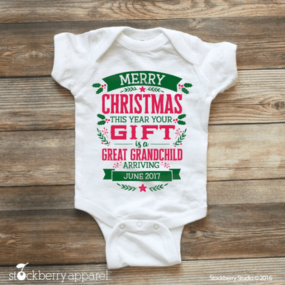 Christmas Pregnancy Announcement to Family - Stockberry Studio