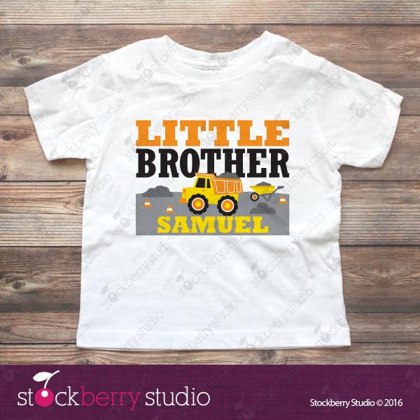 Construction Big Brother Shirt - Stockberry Studio