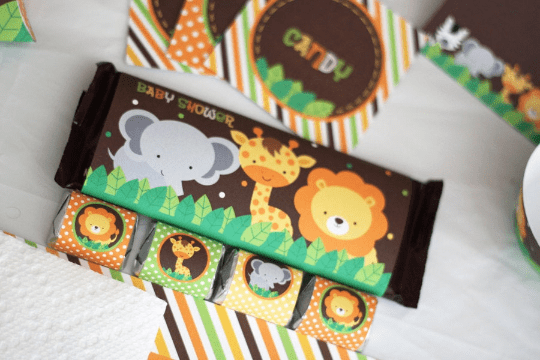 Jungle Safari Baby Shower Party Kit - Stockberry Studio