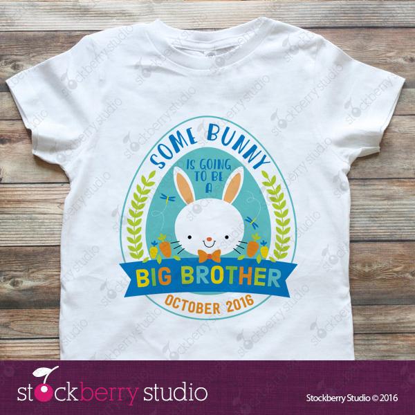 Big Brother Easter Pregnancy Announcement Shirt - Stockberry Studio