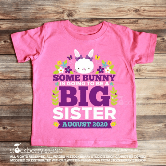 Easter Big Sister Announcement Shirt - Stockberry Studio