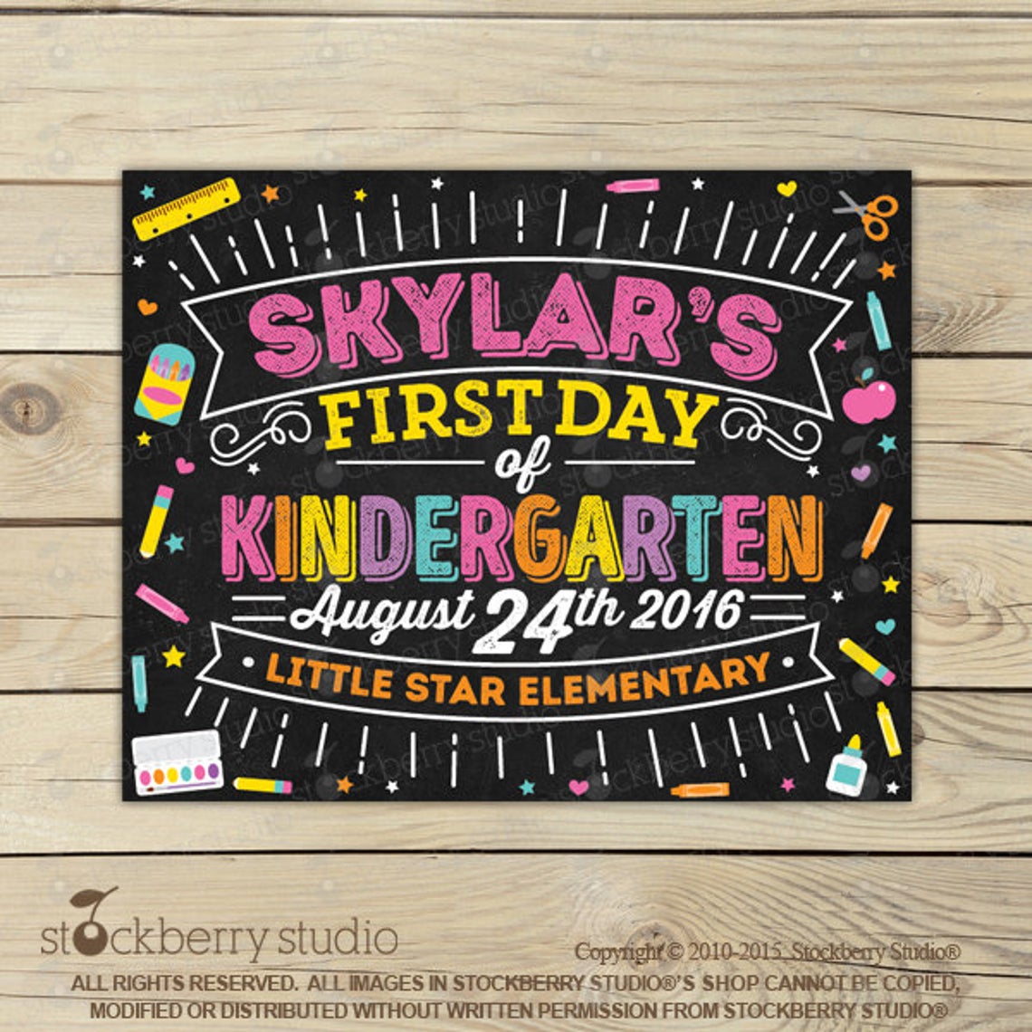 First Day of School Sign Printable - 1st Day of School Sign