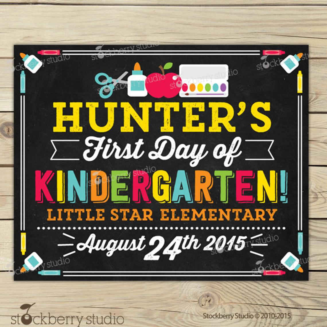 First Day of School Sign Printable - 1st Day of School Sign