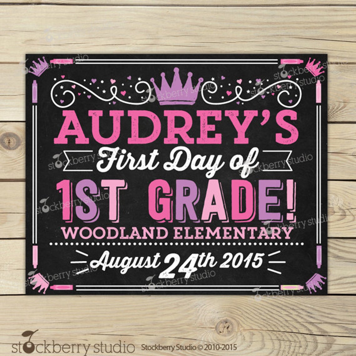 First Day of School Sign Printable - 1st Day of School Sign