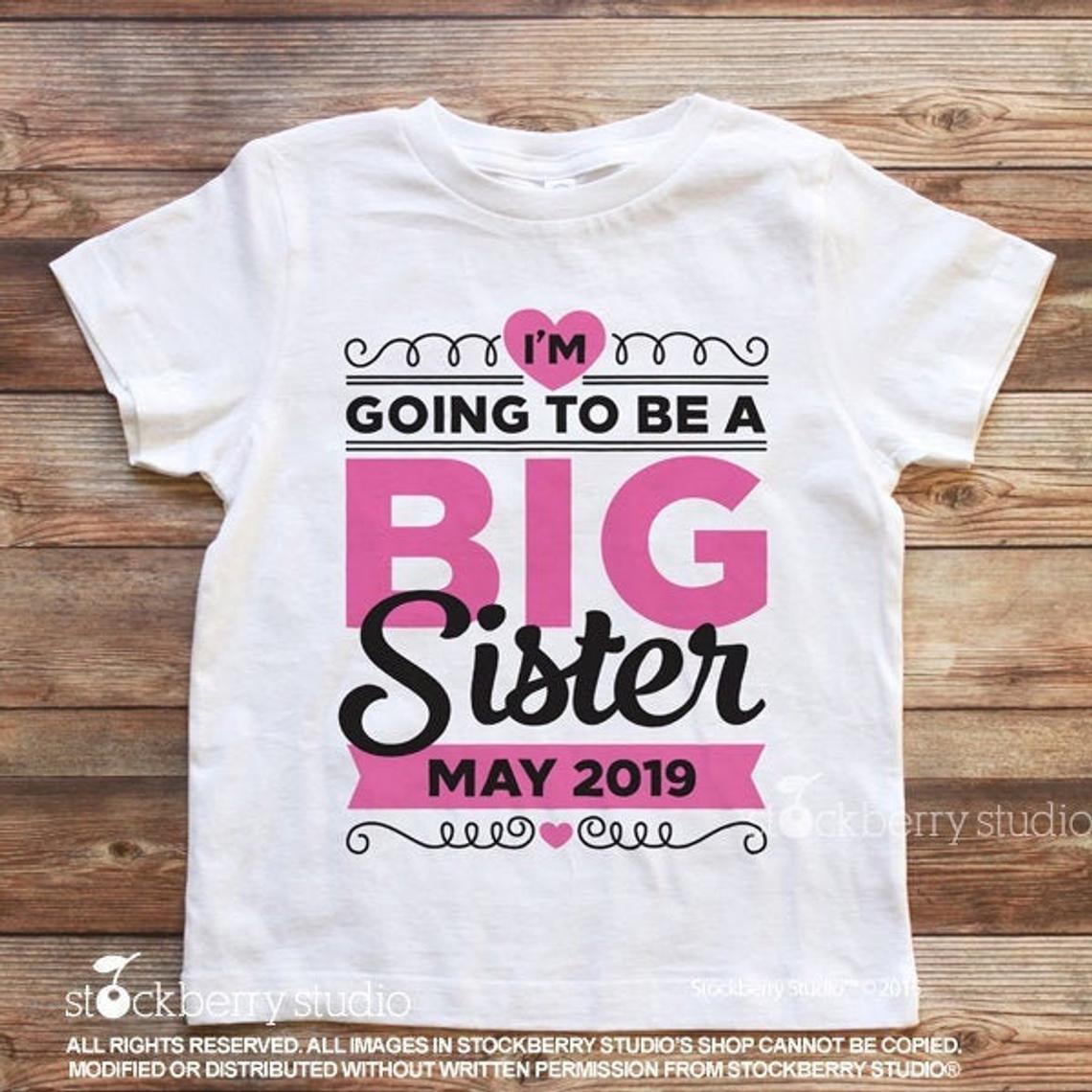 I'm Going to be a Big Sister Again Pregnancy Announcement Shirt - Stockberry Studio