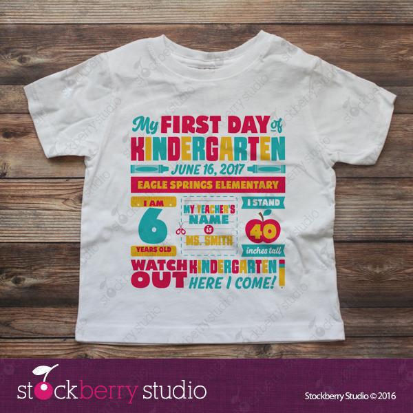 First Day of School Shirt - Stockberry Studio
