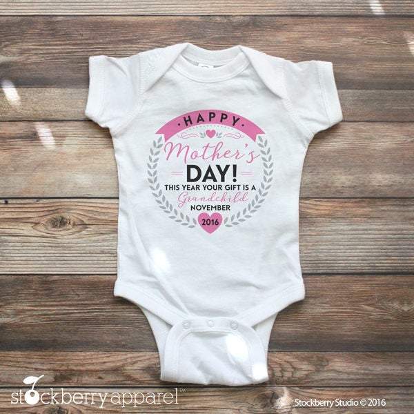 Happy Mothers Day Pregnancy Announcement - Stockberry Studio