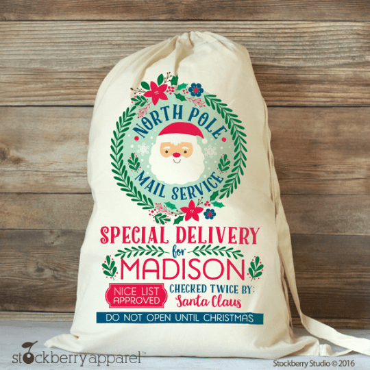Christmas Santa Sack & Bags - Stockberry Studio