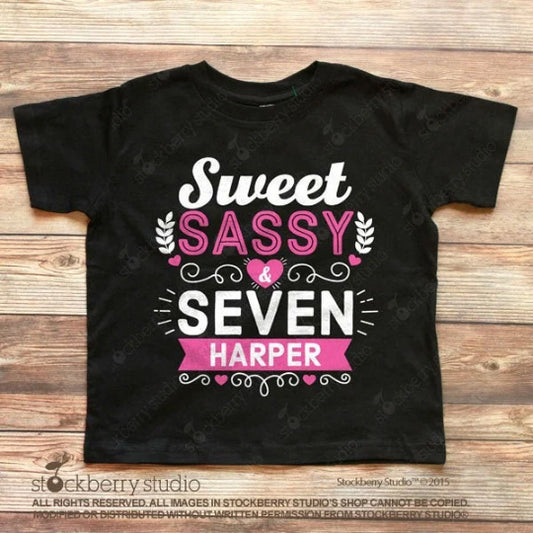 7th Birthday Shirt (any age)